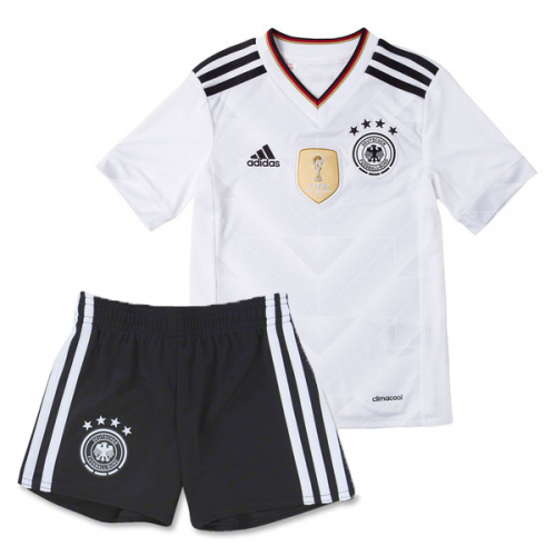 Kids Germany 2017 Home Soccer Shirt With Shorts